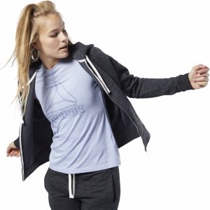 Reebok Training Essentials Sweatshirt Damen - Schwarz - DE 589-KTX